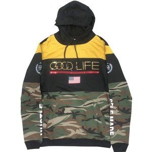 NEW Size XL-3XL Men Camo Hoodie Army Sweater Bling